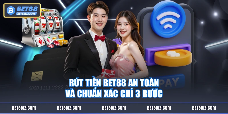 Rút tiền BET88 an toàn và chuẩn xác chỉ 3 bước